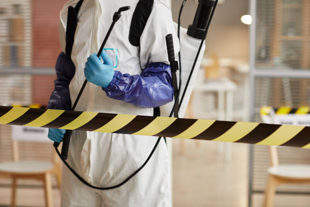 Professional Biohazard technician working in Holton, MI